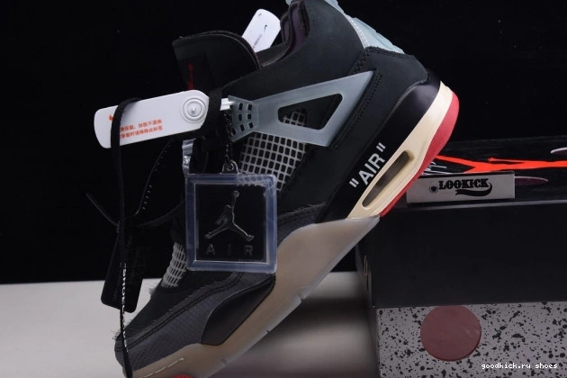 Bred Air 4 Retro Off x CV9388-001 White Jordan 0810